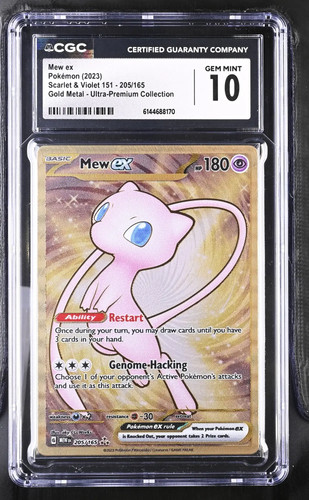 Cgc mew 205 165 2023 - cgc,