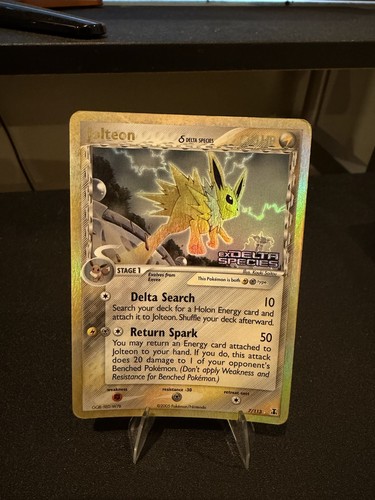 Carta pokémon jolteon - pokémon,