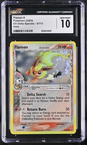 Cgc flareon 2005 delta - 2005,