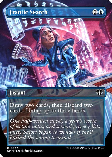 Mtg frantic search - frantic,