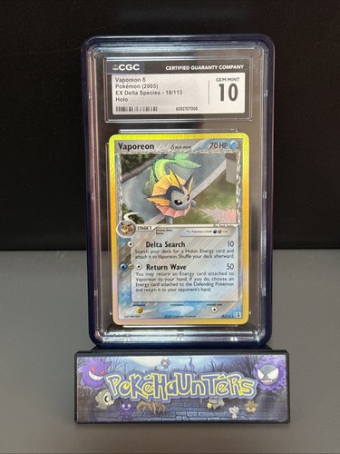 Pokemon card vaporeon 113 - pokemon,
