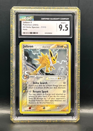 Jolteon 113 holo rare - jolteon,