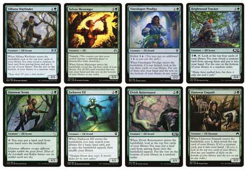Mtg playsets of green - playsets,
