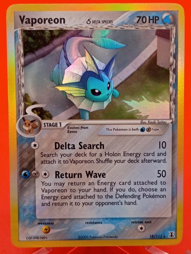 Vaporeon 113 delta - 18/113,