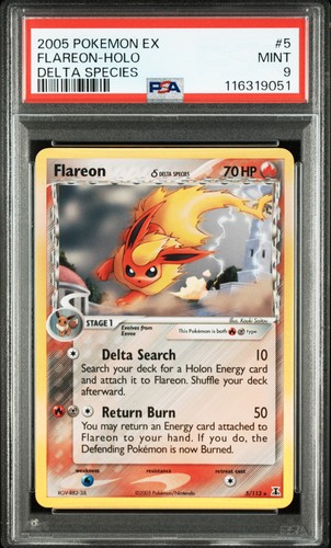 Pokemon flareon holo delta - holo, ex