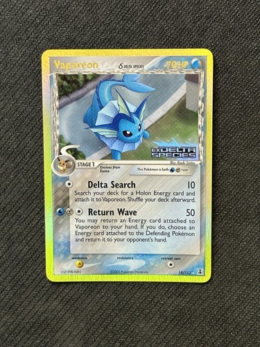 Vaporeon 113 delta - delta, species