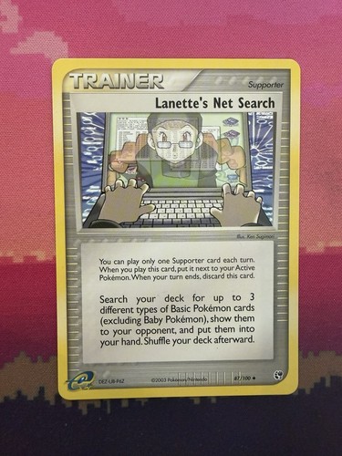 Pokemon card lanette net - lanette's,