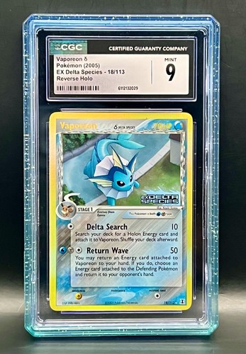 Vaporeon 113 reverse - vaporeon, holo