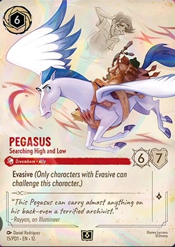 Disney lorcana pegasus - -, alla